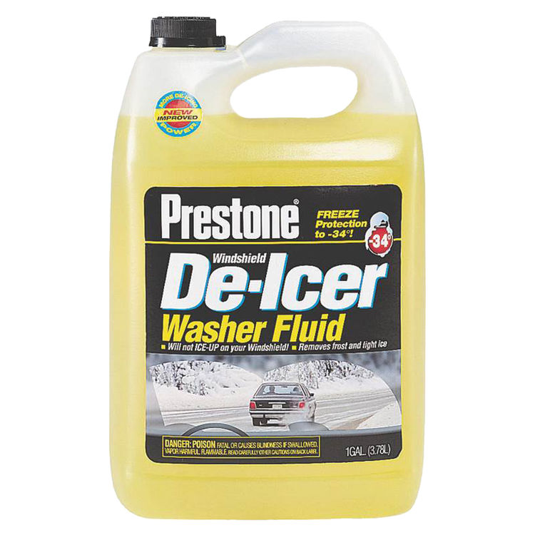 Prestone Deicer AS250 Windshield Washer Fluid, 1 gal Plastic Bottle