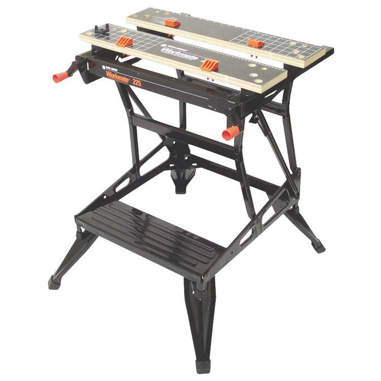 Workmate WM225 Work Bench With One Handed Clamp, 450 lb, 30
