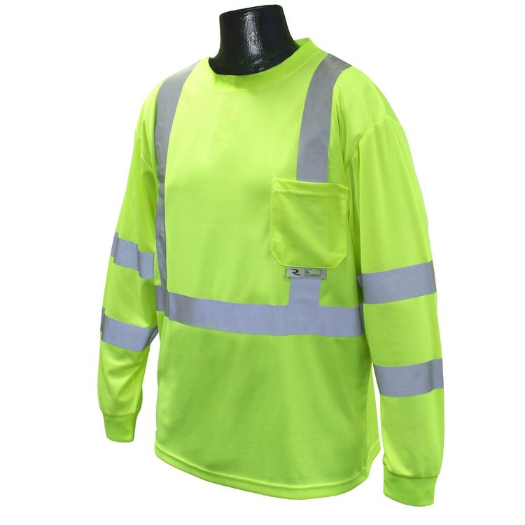 Radians ST21-3PGS-2X Long Sleeve T-Shirt, 2X-Large Unisex, 100% Polyester