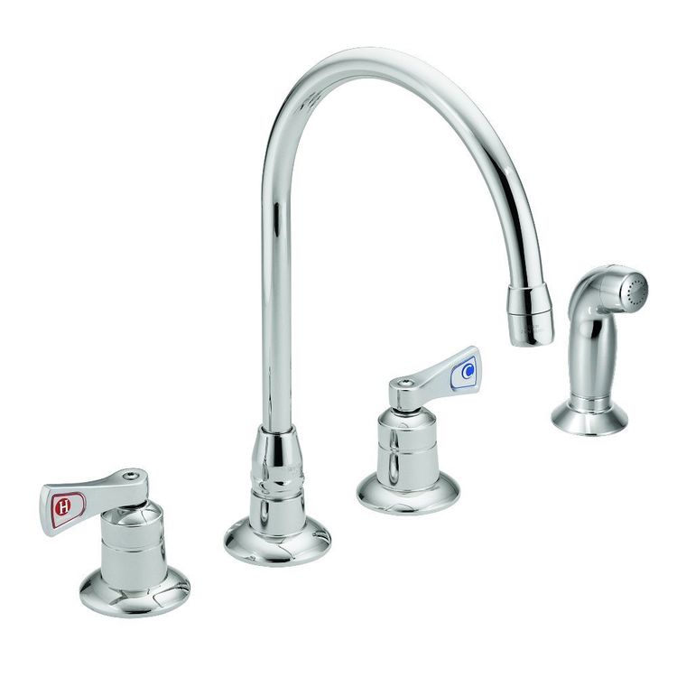 Moen Commercial 8242 Two Handle Kitchen Faucet 26508185483 Ebay