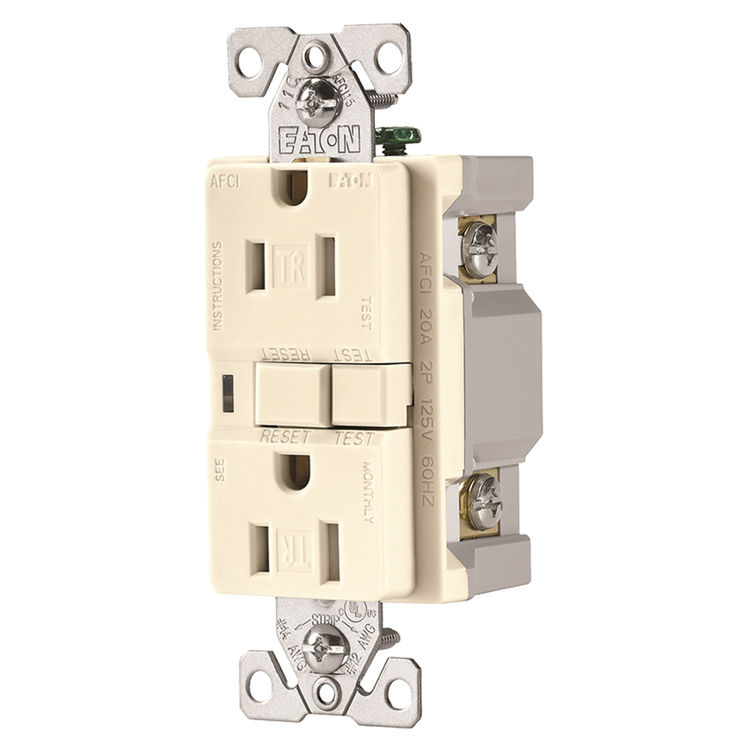 Cooper Wiring Trafci15la-k Gfci Receptacles Arc Fault 125 32664741272