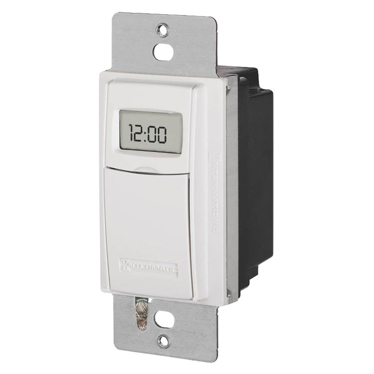 Intermatic ST01 Heavy Duty In-Wall Timer, 120 – 277 V, 15 A, 12 hr