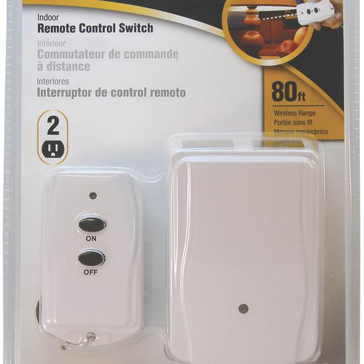Powerzone TNRC21 Two-Outlet Indoor Remote Control