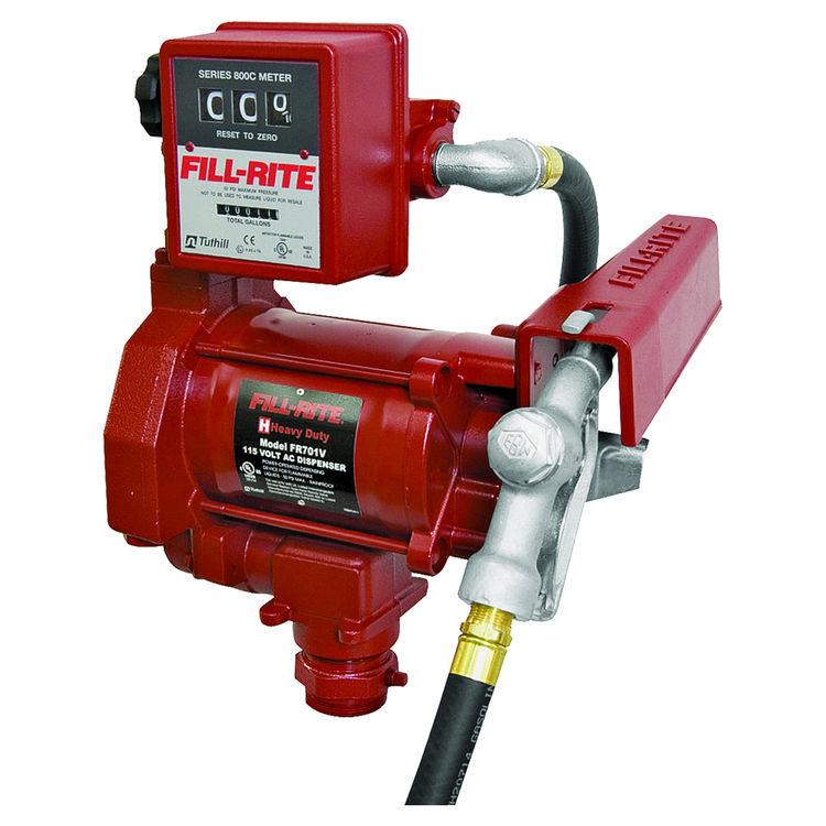 Tuthill 700 AC Fuel Transfer Pump, 20 gpm, 11/4 in x 3/4 in, 3/4 in X