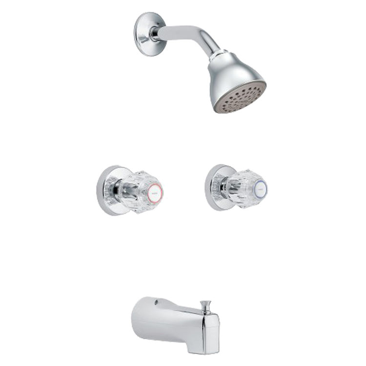 Moen 2919EP Chateau TwoHandle Tub and EcoPerformance Shower Faucet