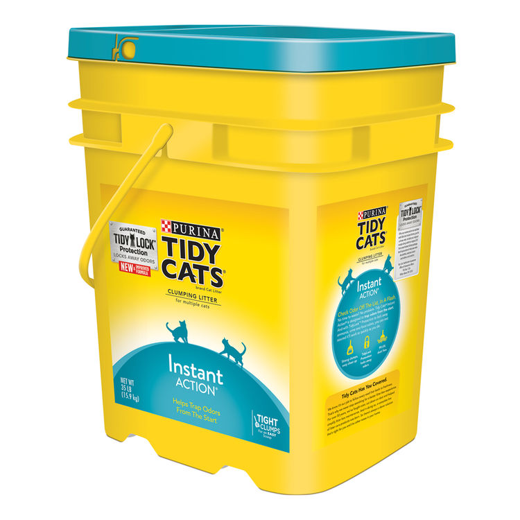 Tidy Cats 7023010785 Instant Action Cat Litter 35 Lb Plastic
