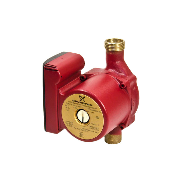 Grundfos UP 15-18 BUC7 1-Speed Circulator Pump, 1/25 HP w/ Check Valve, 14.5