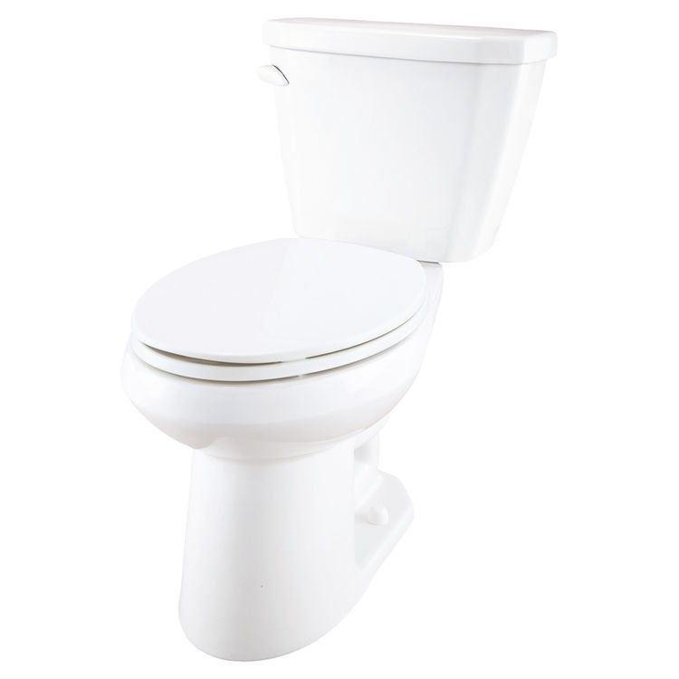 gerber vp 21 viper white two piece elongated ergoheight toilet