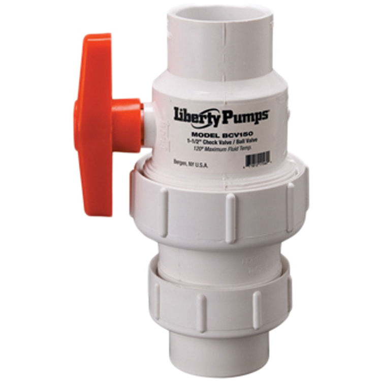 Liberty Pumps BCV200 2" Union Check and Ball Valve Combo PlumbersStock