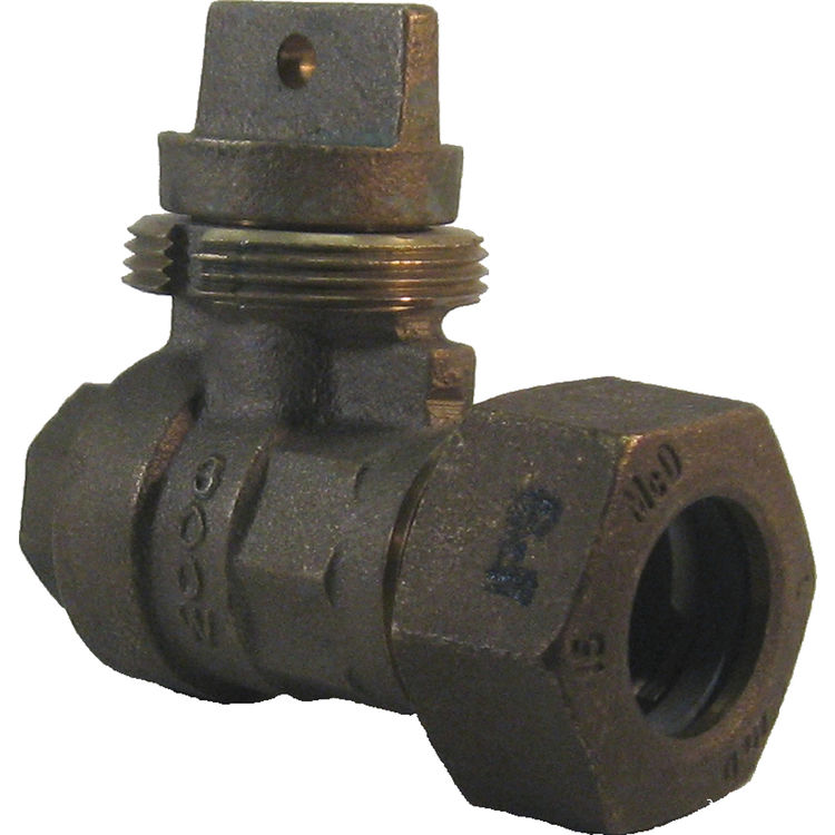 3/4" IPS x 3/4" FIP Curb Stop With Minnesota Top PlumbersStock