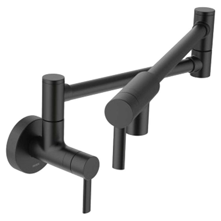 Moen S665BL Modern TwoHandle Pot Filler, Matte Black eBay