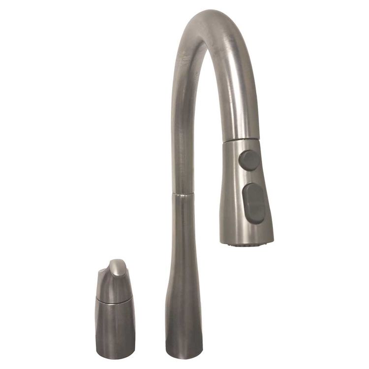 как выглядит Kohler Simplice Single Handle Pull-Down Kitchen Faucet, 3-Function, 9 Reach, фото