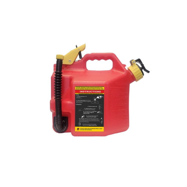 как выглядит SureCan 2 Gallon Type II Safety Gas Can, Red HDPE, Rotating Spout, Venting - фото