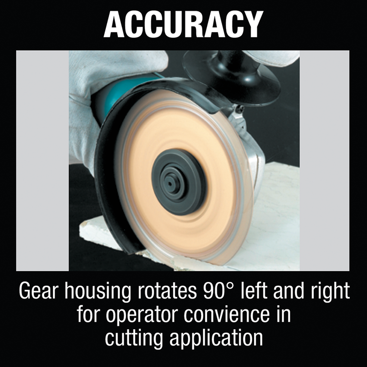 Makita 4-1/2" Angle Grinder with AC/DC Switch - 9557NB