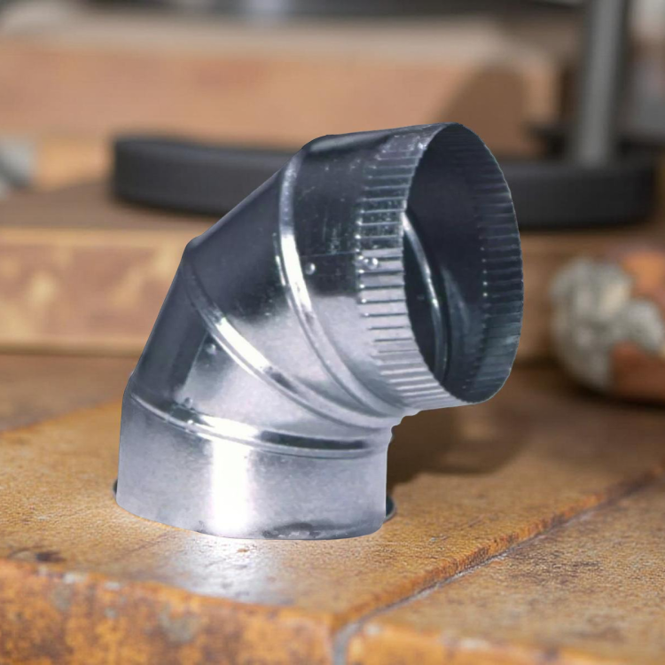 18 Galvanized Adjustable Elbow - SWLG18