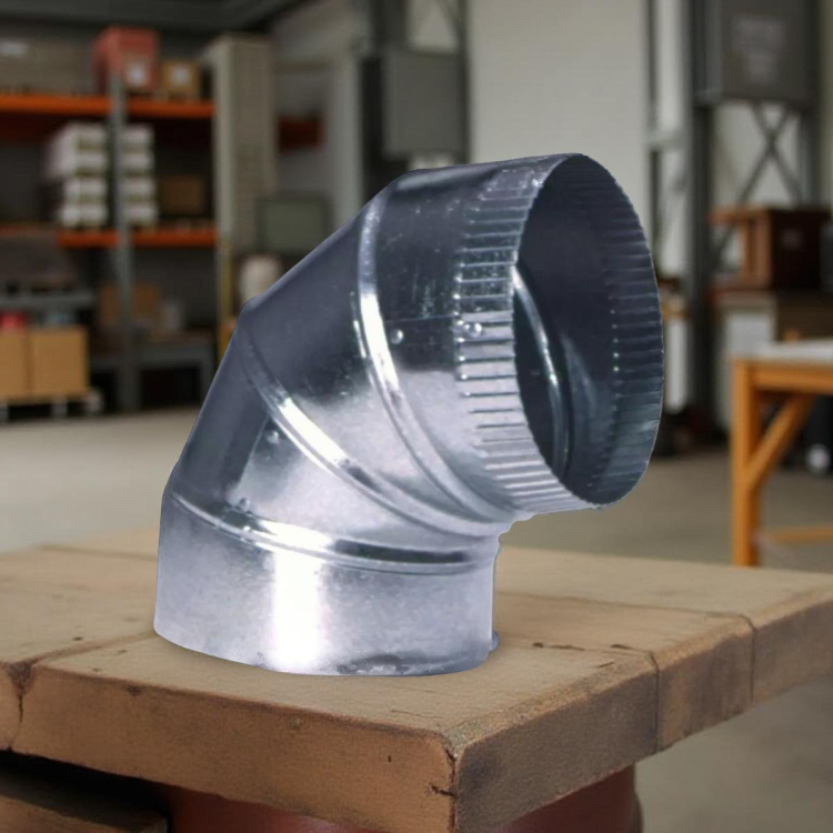 18 Galvanized Adjustable Elbow - SWLG18