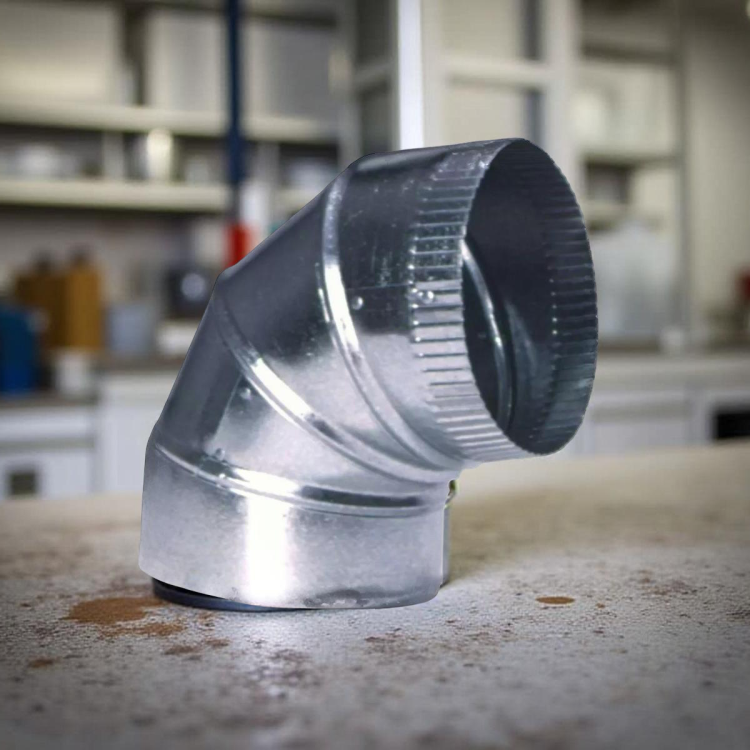 18 Galvanized Adjustable Elbow - SWLG18