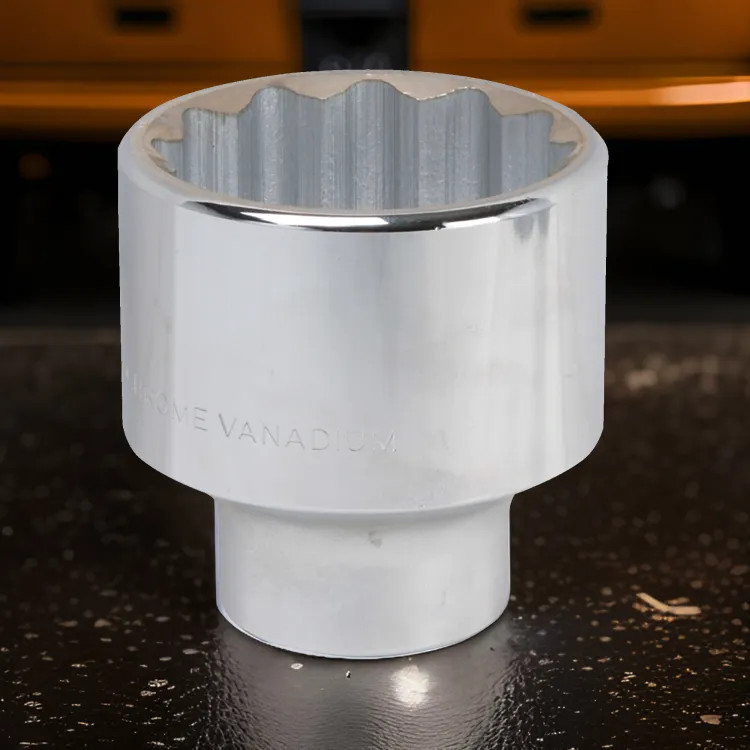 Vulcan 55 mm 12-Point Socket with 3/4″ Drive Size, Chrome Vanadium Steel –