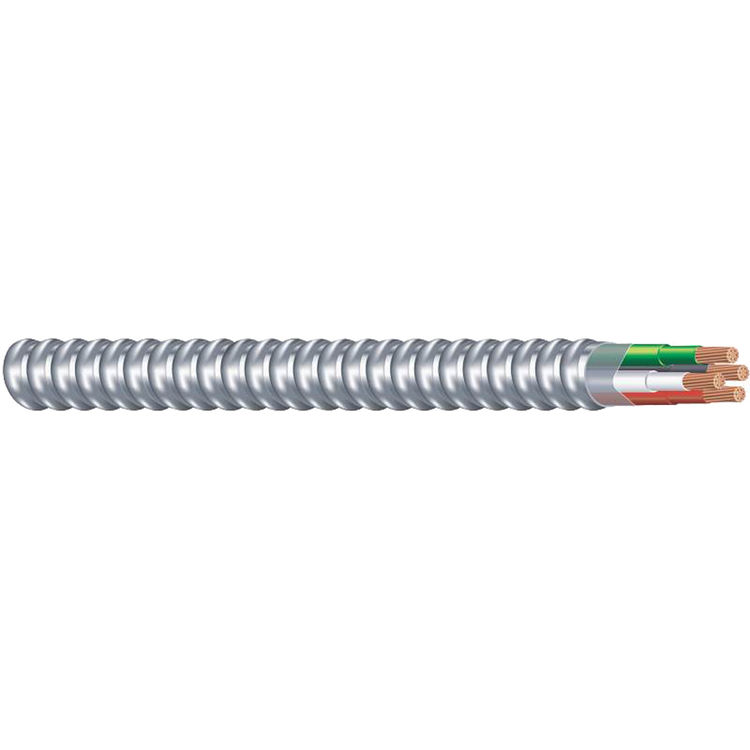 Armorlite 68583401 Type MC Armored Cable, 12/3, 250 Ft, THHN/THWN