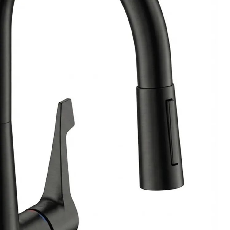 как выглядит Hansgrohe Talis M Kitchen Faucet, Brushed Black - 4710345 фото