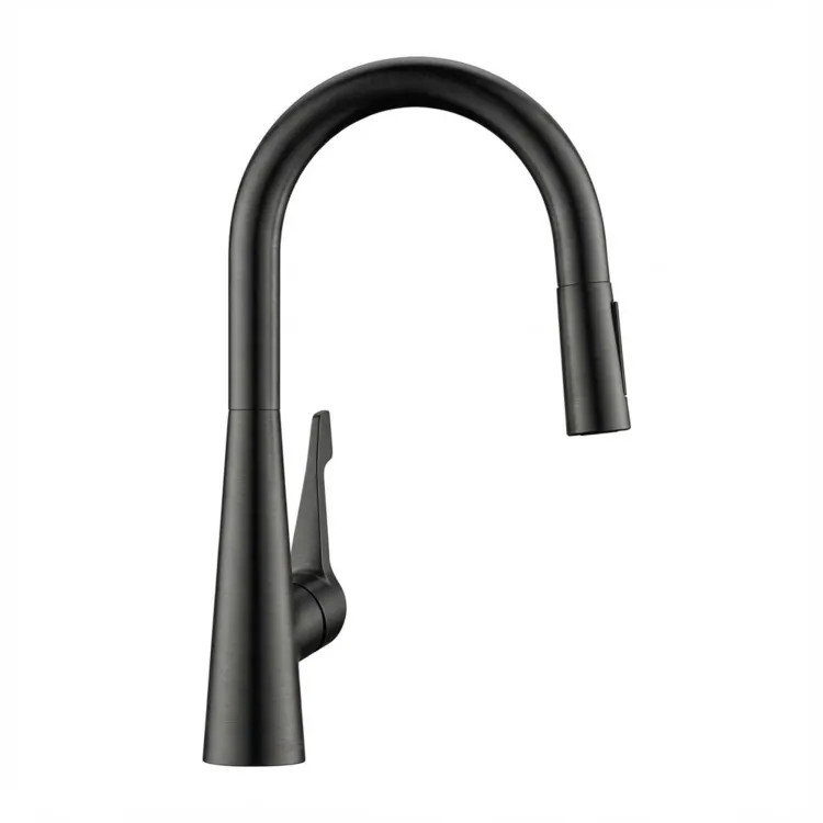как выглядит Hansgrohe Talis M Kitchen Faucet, Brushed Black - 4710345 фото