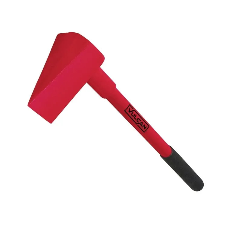 Vulcan Wood Splitting Maul with 12 lb Wedge-Shaped Head and 27″ Handle, Steel –
