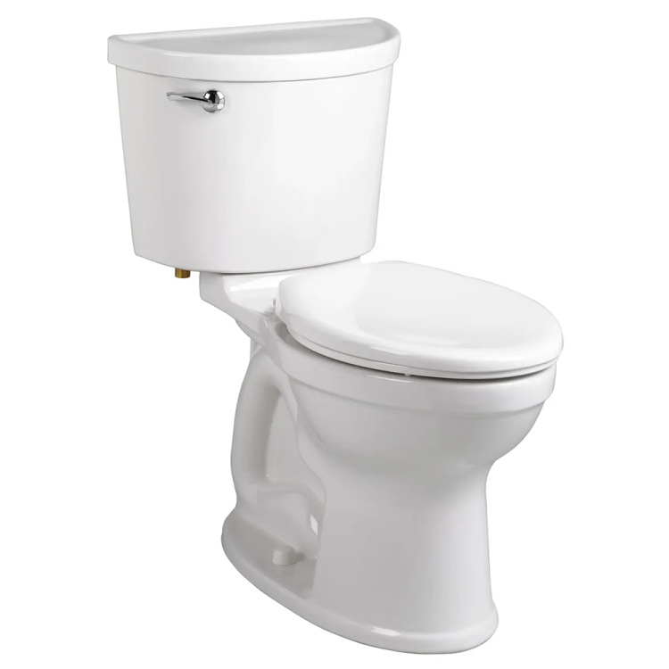 как выглядит American Standard Champion PRO Elongated Two-Piece Toilet w/ Left-Hand Trip фото