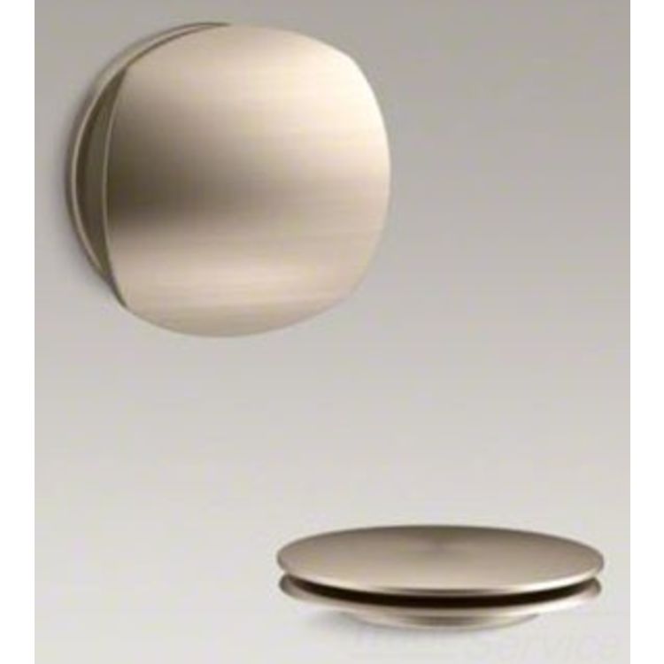 Kohler K-T37391-BV Pureflo Bath Drain Trim – Basic Rotary, Brushed Bronze