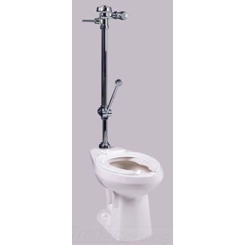 Mansfield 1319BPL-WHT Mansfield Adriatic White Bedpan Lugs ADA Elongated Floor Mount Toilet Model 1319BPL-WHT