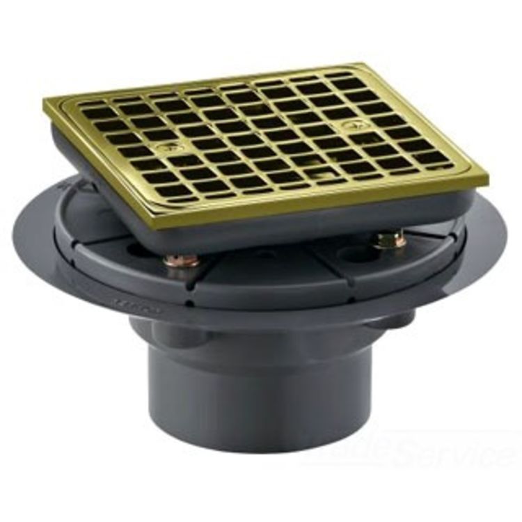 Kohler K9136AF Square TileIn Shower Drain, French Gold 650531648945