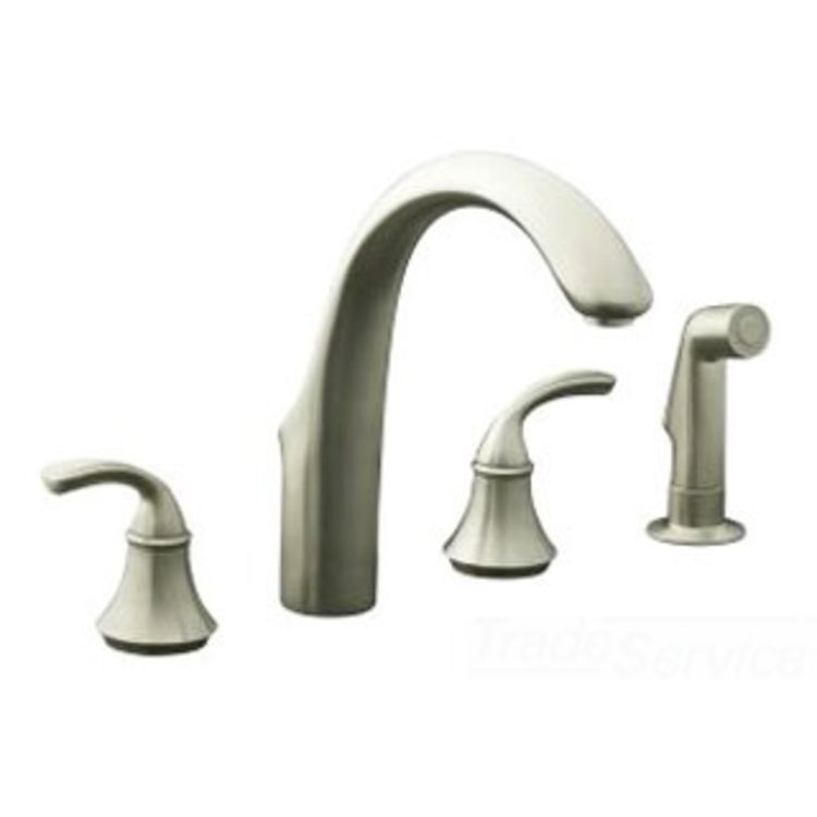 Kohler K-10445-BN Brushed Nickel Forte Widespread Kitchen ...