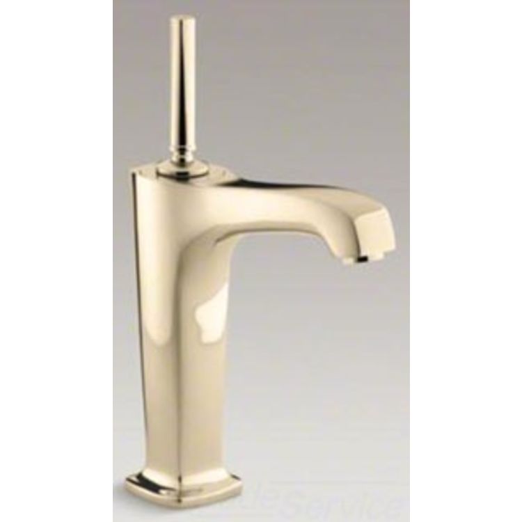 Kohler K162314AF Margaux French Gold Single Control Bathroom Faucet